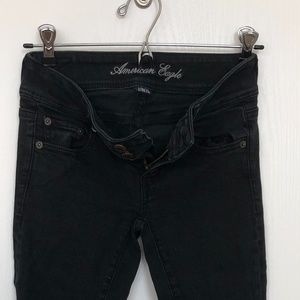 American Eagle Outfitters Skinny Black Jeans sz 0